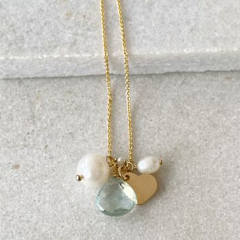 Gemstone Charm Necklace, 10 of 11