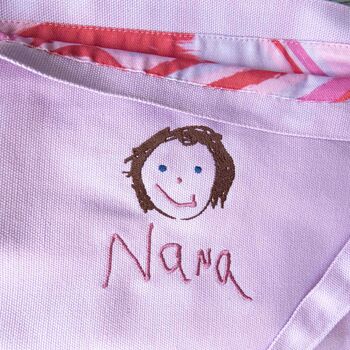 Personalised Keepsake Tote Bag With Kids Drawing Gift, 4 of 8