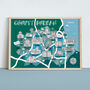 County Durham Map Print, thumbnail 1 of 2