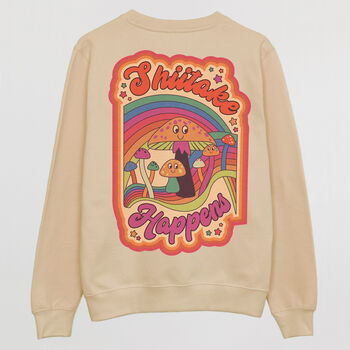 Shiitake Happens Slogan Sweatshirt, 2 of 2