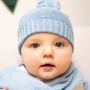 Unisex Big Bobble Knitted Baby Hat, thumbnail 2 of 10