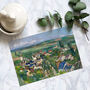 European Village Victorian Landscape Framed Or Unframed, thumbnail 6 of 12