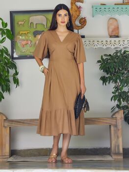 Bliss Brown Maxi Dress, 4 of 4