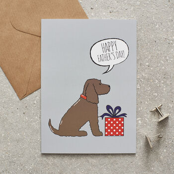 Chocolate Cocker Spaniel Organic Cotton Tea Towel, 11 of 12