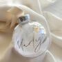 Personalised Shatterproof Pet Memorial Bauble, thumbnail 4 of 5