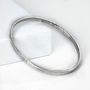 Personalised Hammered Sterling Silver Bangle, thumbnail 5 of 6