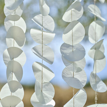 Sage Hanging Paper Tissue Backdrop, 2 of 4