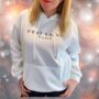 Christmas Jumper Gift C'est La Vie Hoodie White, thumbnail 1 of 5