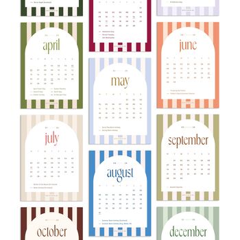 Personalised Stationery Gift Bundle For Her: Diary, Calendar And Pen, 10 of 11