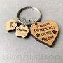 Pet Memorial Heart Keyring. You Left Pawprints, thumbnail 8 of 9