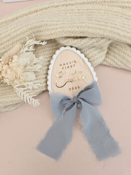 Luxury Personalised Easter Plaque First Easter, 4 of 6