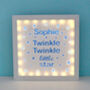 Personalised Twinkle Twinkle Little Star Box Light, thumbnail 7 of 12