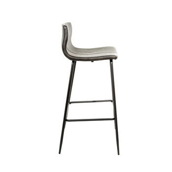 Grayson Grey Set Of Two Kitchen Bar Stools, 5 of 6