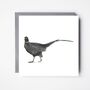 Cetus The Pheasant Luxury Greeting Card, thumbnail 1 of 3