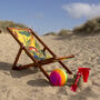 Exciting Bright Tropical Yellow Summer Lounge Chair, thumbnail 1 of 9