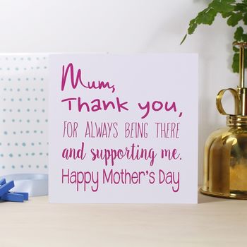 Personalised Mother's Day Card, 7 of 9