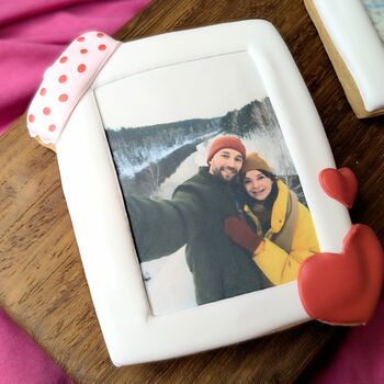 Personalised Valentine's Photo Biscuit, 2 of 3
