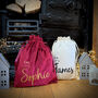 Personalised For Name Christmas Eve Sack Or Stocking, thumbnail 2 of 7