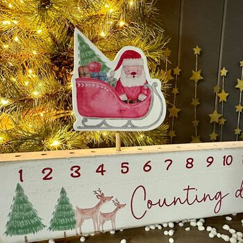 Santa 'Counting Down To Christmas' Advent Block, 2 of 2