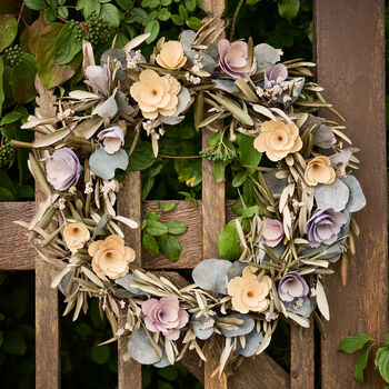 Personalised Litton Pastel Floral Wreath, 5 of 8