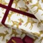 Personalised Christmas Bambi Deer Wrapping Paper, thumbnail 1 of 3
