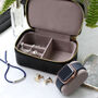 Unisex Personalised Luxury Leather Travel Jewellery Box, thumbnail 4 of 6
