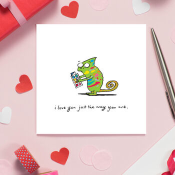 I Love You Just The Way You Are Card, 2 of 2