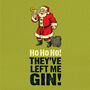‘Santa’s Gin’ Funny Christmas Card, thumbnail 2 of 3