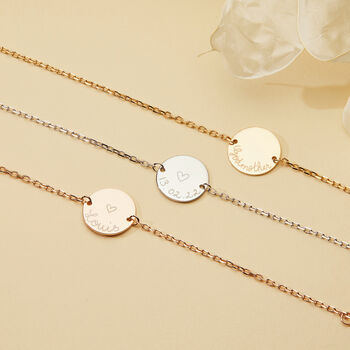 Personalised Godmother's Pastille Chain Bracelet, 3 of 6