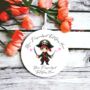 Personalised Cute Child Pirate Hearts Decoration Gift, thumbnail 2 of 2