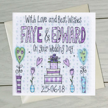 Personalised Wedding Card, 2 of 2