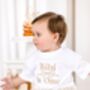 Embroidered Personaised Bow Birthday T Shirt Available In Ages One To Seven, thumbnail 1 of 8