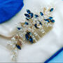 Teal Bridal And Occasion Headpiece, thumbnail 3 of 5