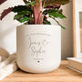 Personalised Wedding Plant Pot Gift | Add A Plant, thumbnail 1 of 8