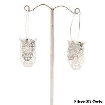 Owl Earrings, 7 of 12