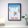 Personalised Snowboard Poster, thumbnail 2 of 7