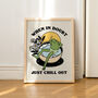 'When In Doubt' Positive Quote Frog Print, thumbnail 1 of 8