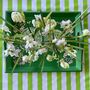 Green And White Striped Tablecloth French Riviera Range, thumbnail 5 of 6