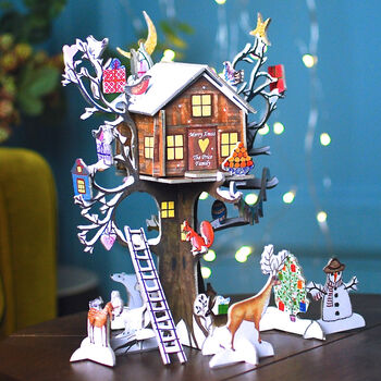 Personalised Treehouse Advent Calendar, 2 of 3