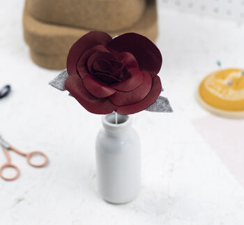 3rd Anniversary Leather Flower, 4 of 11