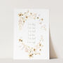 Personalised Dried Flower Affirmation Print, thumbnail 1 of 3