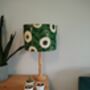 Green Floral Lampshade Handmade Fabric Lamp Shade Table Floor Or Ceiling Pendant, thumbnail 5 of 11