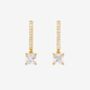 Shikaku 18 K Gold Plated Drop Stone Earrings, thumbnail 1 of 4