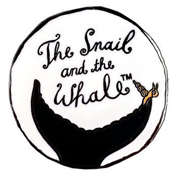 The Snail And The Whale | Logo Enamel Pin Badge, 2 of 2