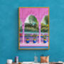 Pool Architecture Nature Scenery Wall Art Print, thumbnail 4 of 8