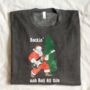 Personalised Festive Rock 'N' Roll Santa Christmas Jumper, thumbnail 1 of 5