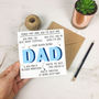 Personalised 'Things That Make You Dad/Daddy' Card, thumbnail 2 of 7