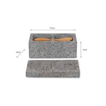 Granite Salt And Pepper Pinch Pot, 3 of 3
