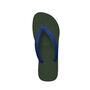 Earthy Green Natural Rubber Flip Flops, thumbnail 6 of 12