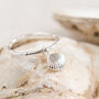 Sterling Silver Seaside Charm Stacking Rings, thumbnail 4 of 7